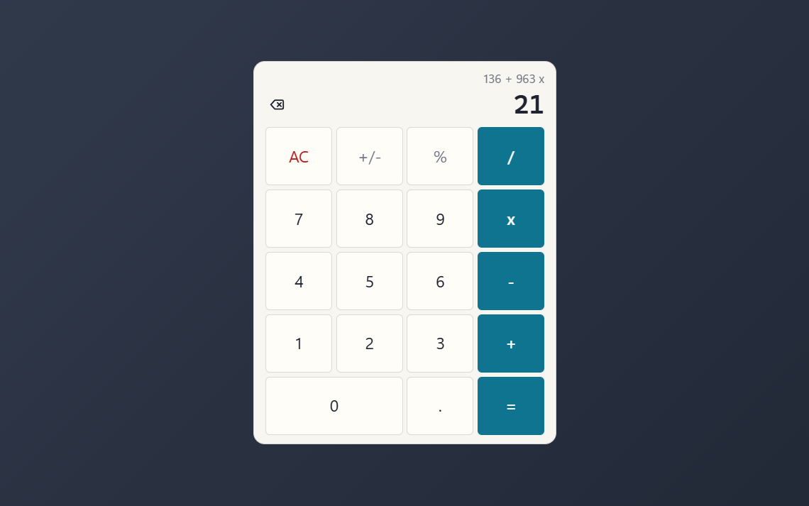 Calculator screenshot 2