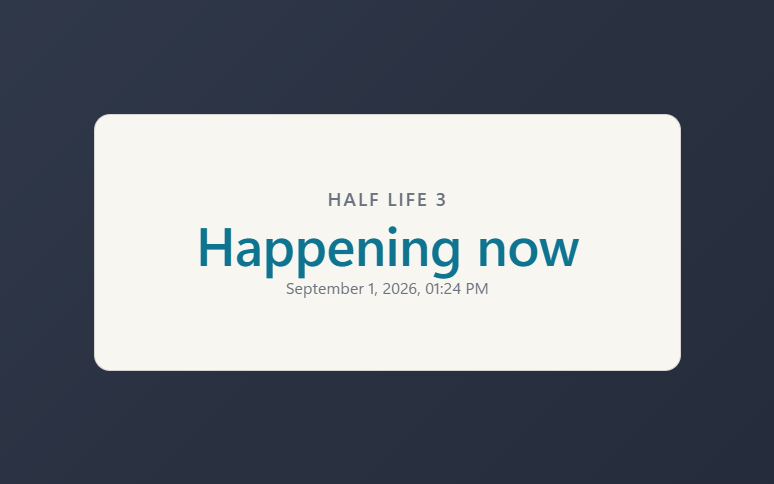 Countdown screenshot 3