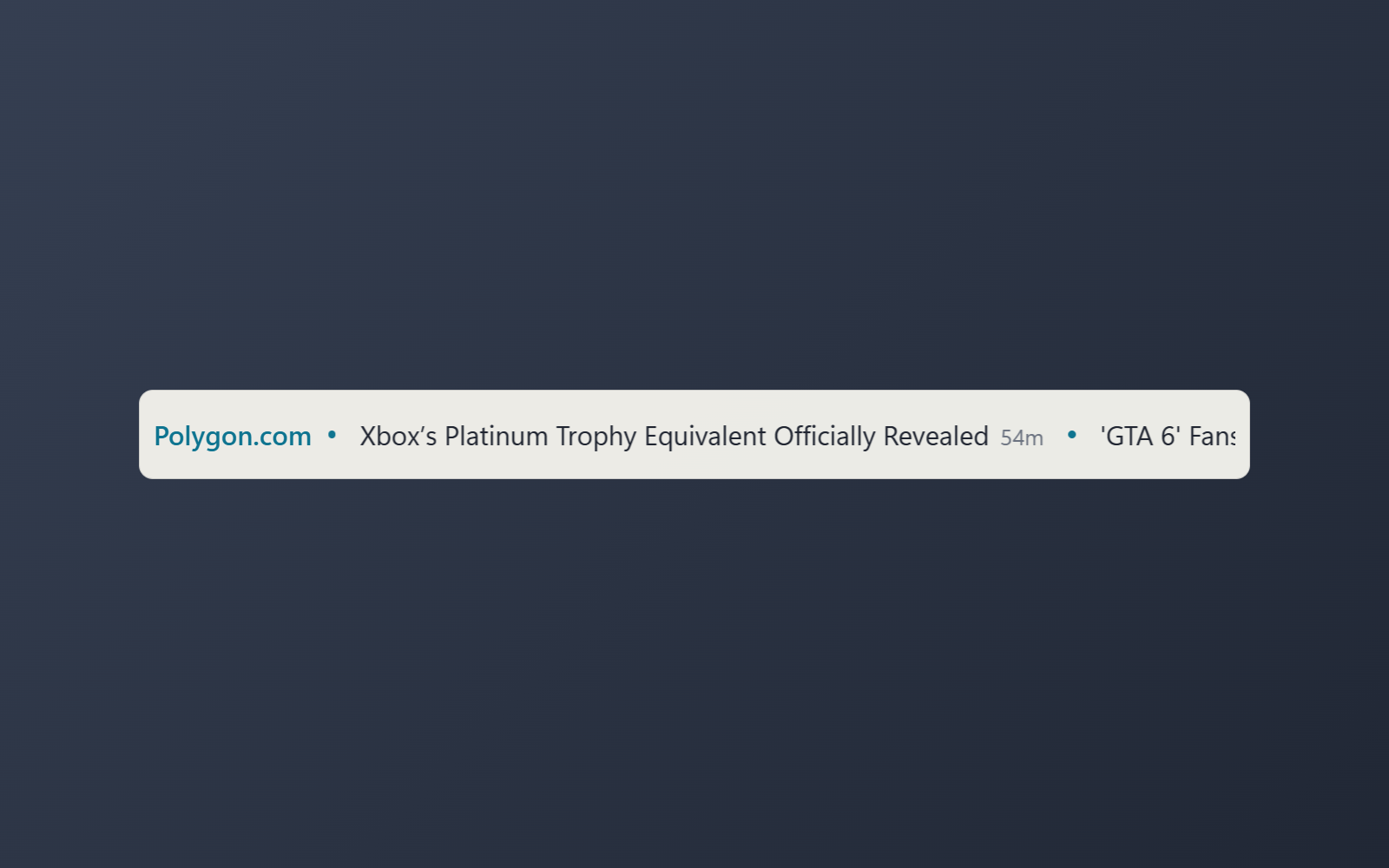 News Ticker screenshot 1