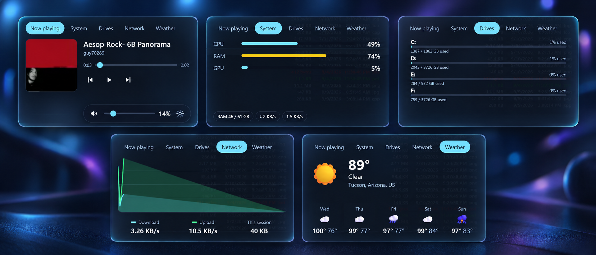Pulseglass Dock screenshot 2